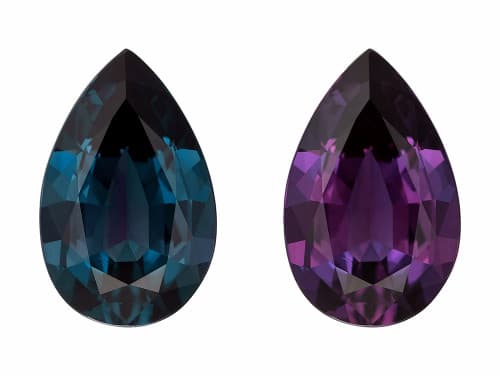 Gubelin Certified Alexandrite - Pear Cut - 1.87 carats - 10.58 x 6.76 x 3.79mm