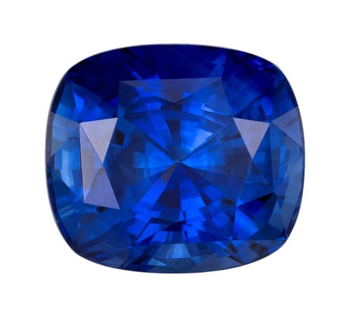 Blue Sapphire - Cushion Cut - 3.08 Carat Weight - 8.23x7.28x5.77mm at AfricaGems