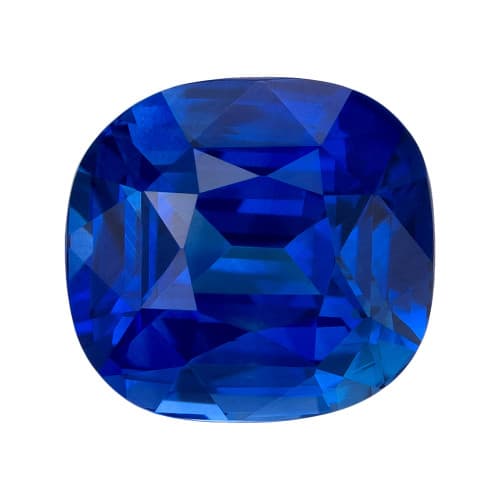 Blue Sapphire - Cushion Cut - 4.49 Carat Weight - 9.15x8.5x6.24mm at AfricaGems