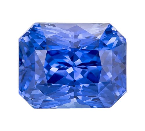 Blue Sapphire - Radiant Cut - 3.55 Carat Weight - 8.84x7x5.86mm at AfricaGems