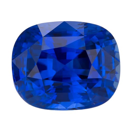 GIA Certified Brilliant Royal Blue Sapphire - Cushion Cut - 4.31 Carats - 9.93x8.15x6.14mm