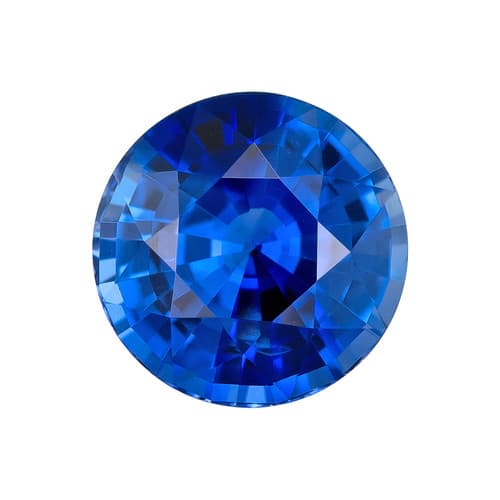 Fine Blue Sapphire - Round Cut - 1.14 carats - 5.9mm