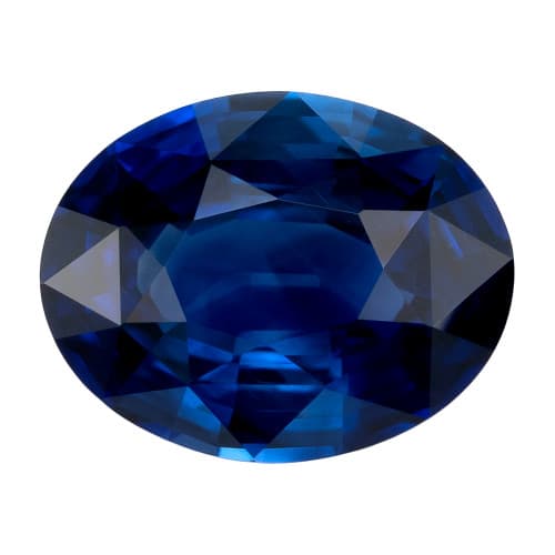 Vivid Royal Blue Sapphire - Oval Shape - Unheated Gem - 2.70 Carats - 9.56x7.49x4.45mm - GIA Certified