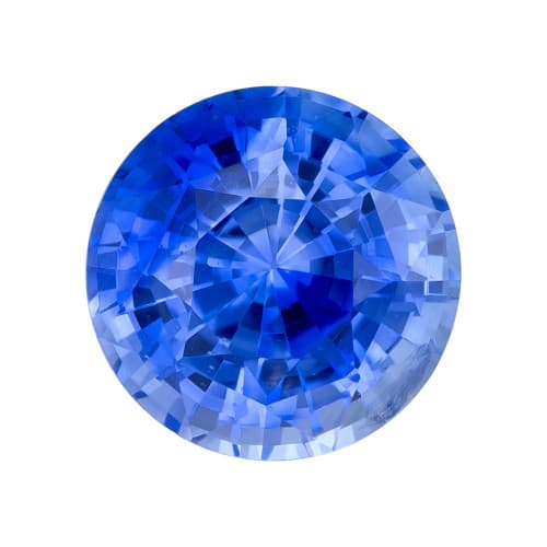 Round Blue Sapphire Pendant Stone - 1.71 Carats - 6.8mm