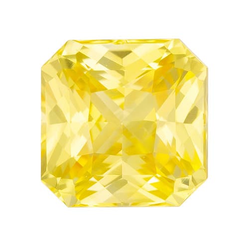 Fine Yellow Sapphire - Radiant Cut - 1.32 carats - 6mm