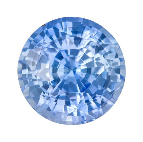 Unheated Blue Sapphire - Round Cut - 3.58 carats - 8.47 x 8.54 x 6.11mm - GIA Report