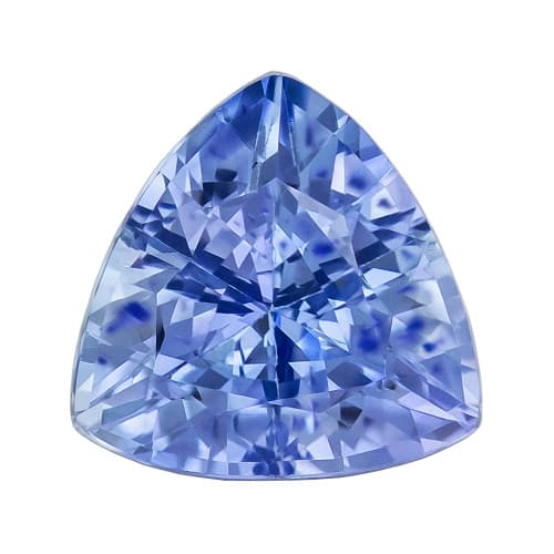 0.85 Carat Blue Sapphire, Trillion shape, 5.7 mm