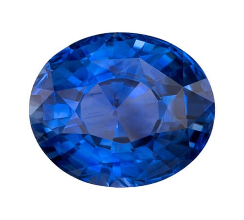 4.18 Carat Vivid Blue Sapphire, Oval shape, 10.48 x 8.71 x 5.72 mm, GIA Cert