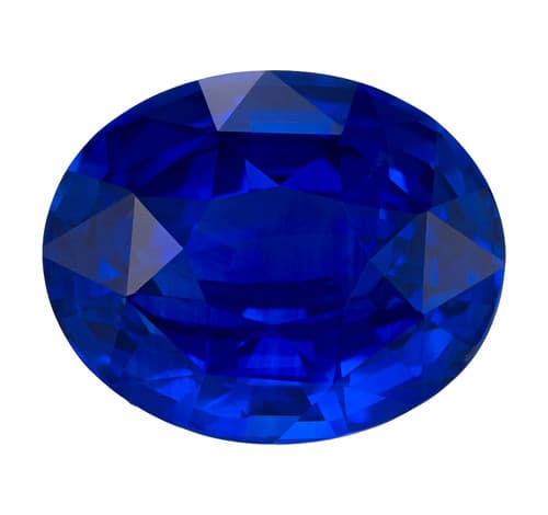 8.21 Carat Brilliant Royal Blue Sapphire Gem, GRS Cert, Oval Shape, 12.86 x 10.41 x 7.35 mm