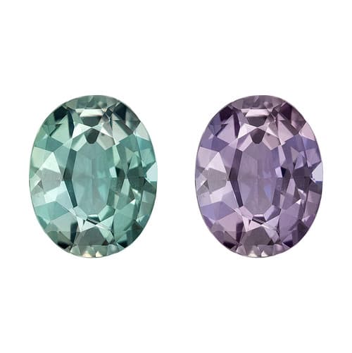 0.42 Carat Strong Change Rare Alexandrite Gem, Oval Shape, 5.2 x 4.1 mm