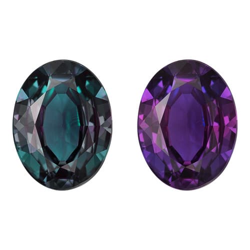 1.81 Carat Strong Change Ultra Rare Alexandrite ery Fine Gem, Oval Shape, 9.2 x 7.03 x 3.66 mm, Gubelin Cert