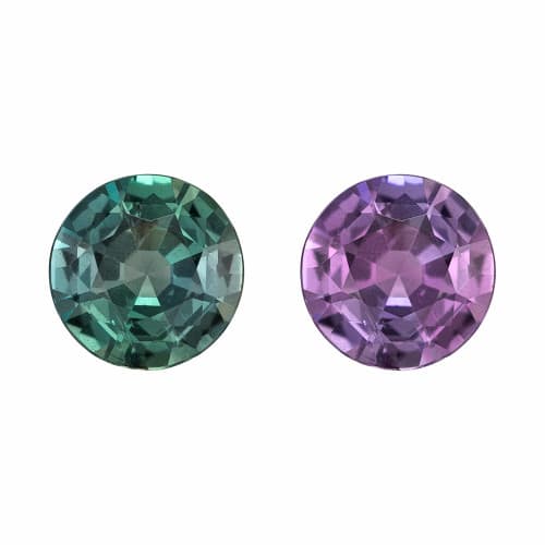 0.22 Carat Color Change Alexandrite Gemstone, Round Shape, 3.8 mm size, Nice Gem