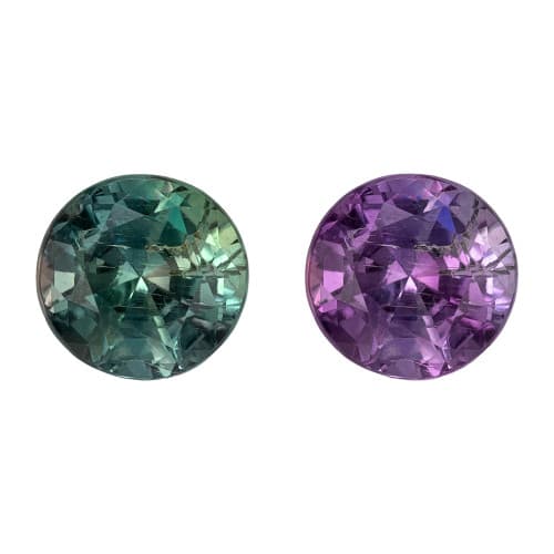 0.32 Carat Color Change Alexandrite Gemstone, Round Shape, 4 mm size, Nice Gem
