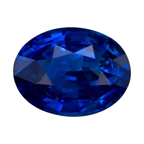 3.52 Carat Very Fine Royal Blue Sapphire Gem, Oval Cut, GIA Cert, 10.55 x 8.03 x 5 mm