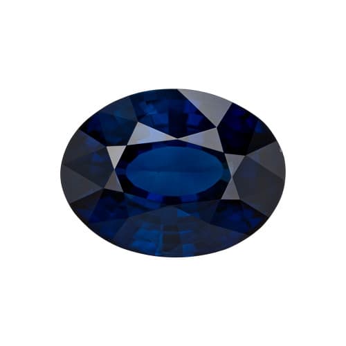 1.81 Carat Loose Blue Sapphire Gemstone, Oval Shape, 8 x 6 mm