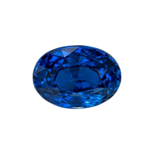 1.16 Carat Blue Sapphire Natural Gemstone, Oval Shape, 7 x 5 mm
