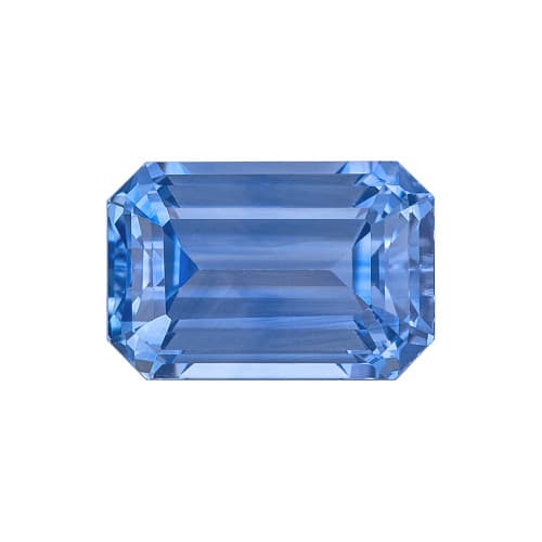 1.75 Carat Loose Blue Sapphire Gemstone, Octagon Cut, 7.5 x 5 mm, Low Price