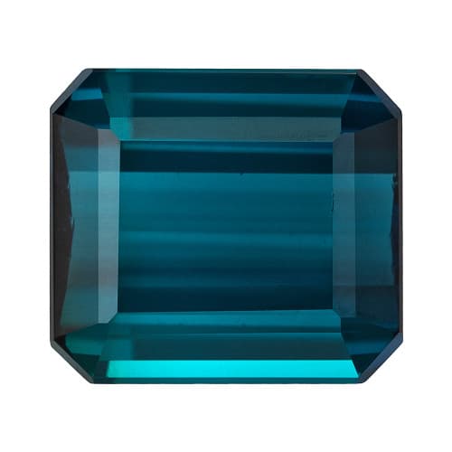 4.76 Carat Top Quality Natural Blue Tourmaline Octagon Cut Loose Gemstone 10.1 x 9.1mm