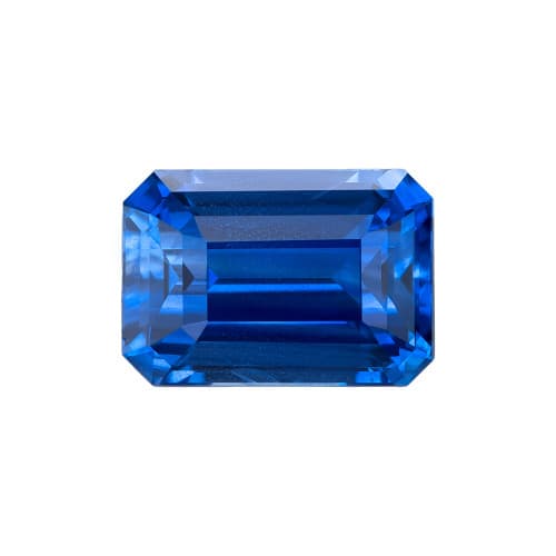 1.20 Carat Blue Sapphire, Octagon Cut, 6.8 x 4.7 mm $2,013