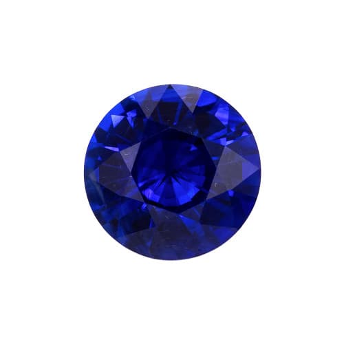 1.00 Carat Blue Sapphire Round 6.2 mm Loose Gem - $2150.00