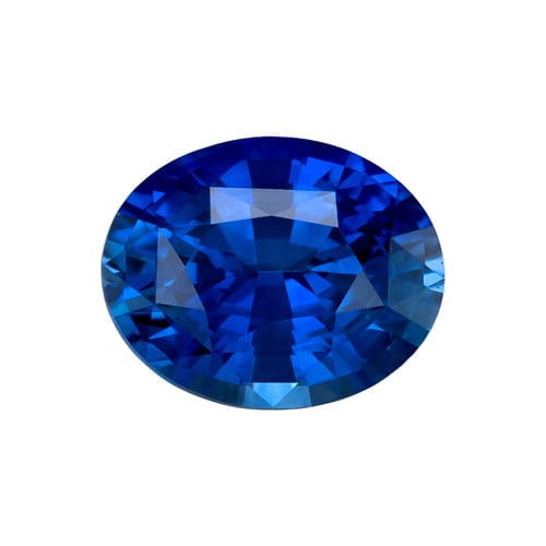1.64 Carat Blue Sapphire, Oval Cut, 7.8 x 6.2 mm | Selected Fine Gem | $4,514.00