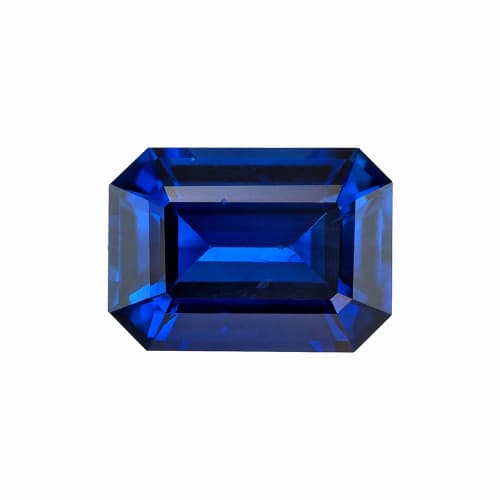 1.01 Carat Loose Rich Medium Blue Sapphire, Emerald Cut, 6.7 x 4.8 mm Collector Quality Gem Hand Selected by AfricaGems $1911