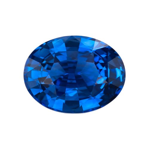 2.07 Carat Loose Rich Medium Blue Sapphire, Oval Cut, 8.8 x 6.7 mm Premium Natural Gem Hand Selected by AfricaGems $5875