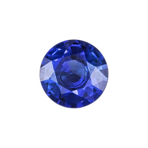 0.7 Carat Royal Blue Round Cut Sapphire Fine Jewelry Gem