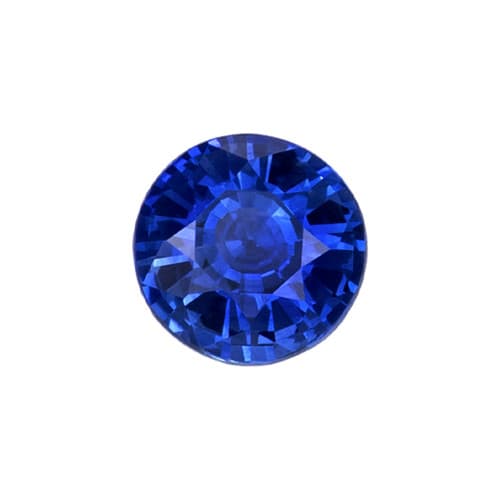 0.82 Carat Royal Blue Round Cut Sapphire Premium Loose Gem