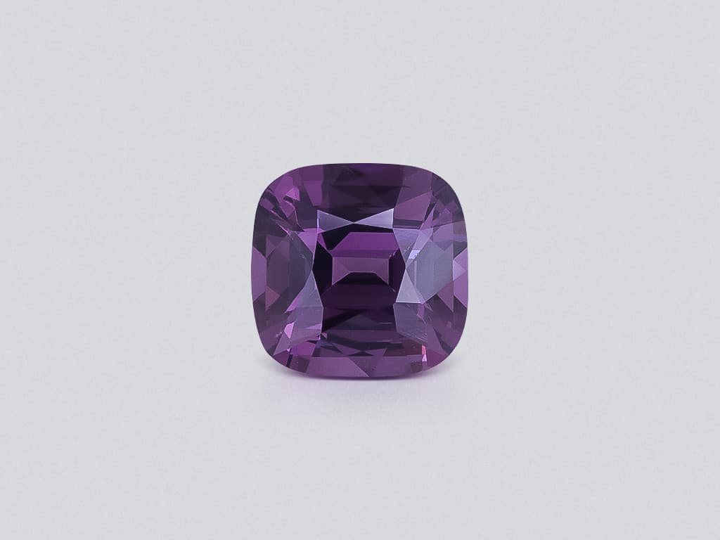 Purple spinel cushion cut 3.51carats, Tanzania ID 11867