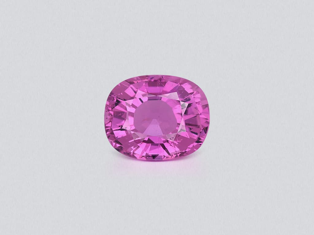 Purple tourmaline cushion cut 4.27 carats, Africa ID 11000
