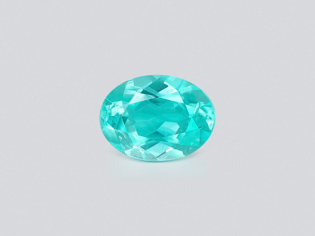 Neon Paraiba tourmaline oval cut 1.90 carats, Mozambique ID 11034