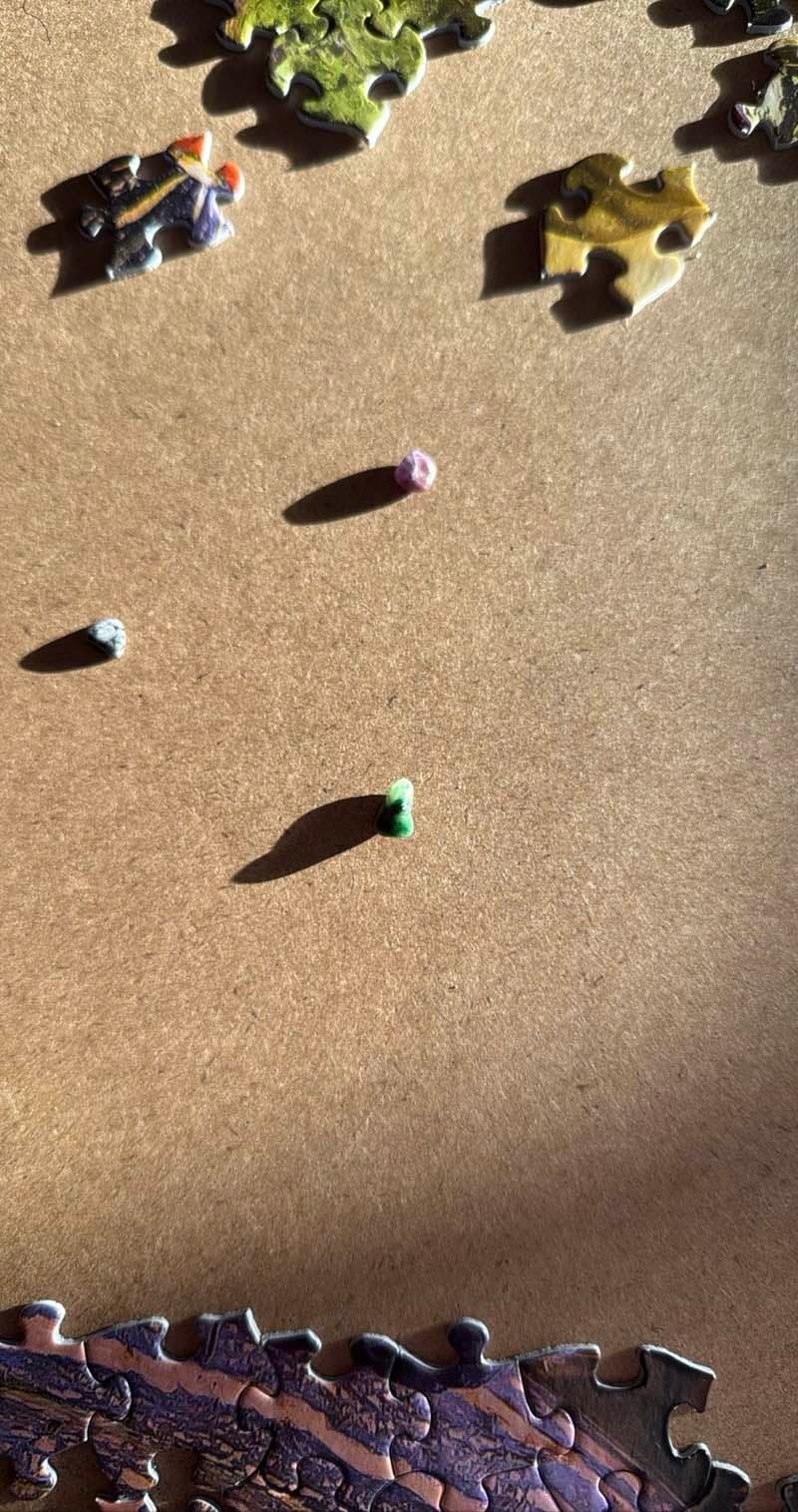 Natural Green and Pink Gemstones