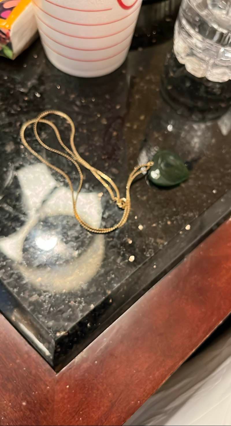 Green Jade Pendant Necklace