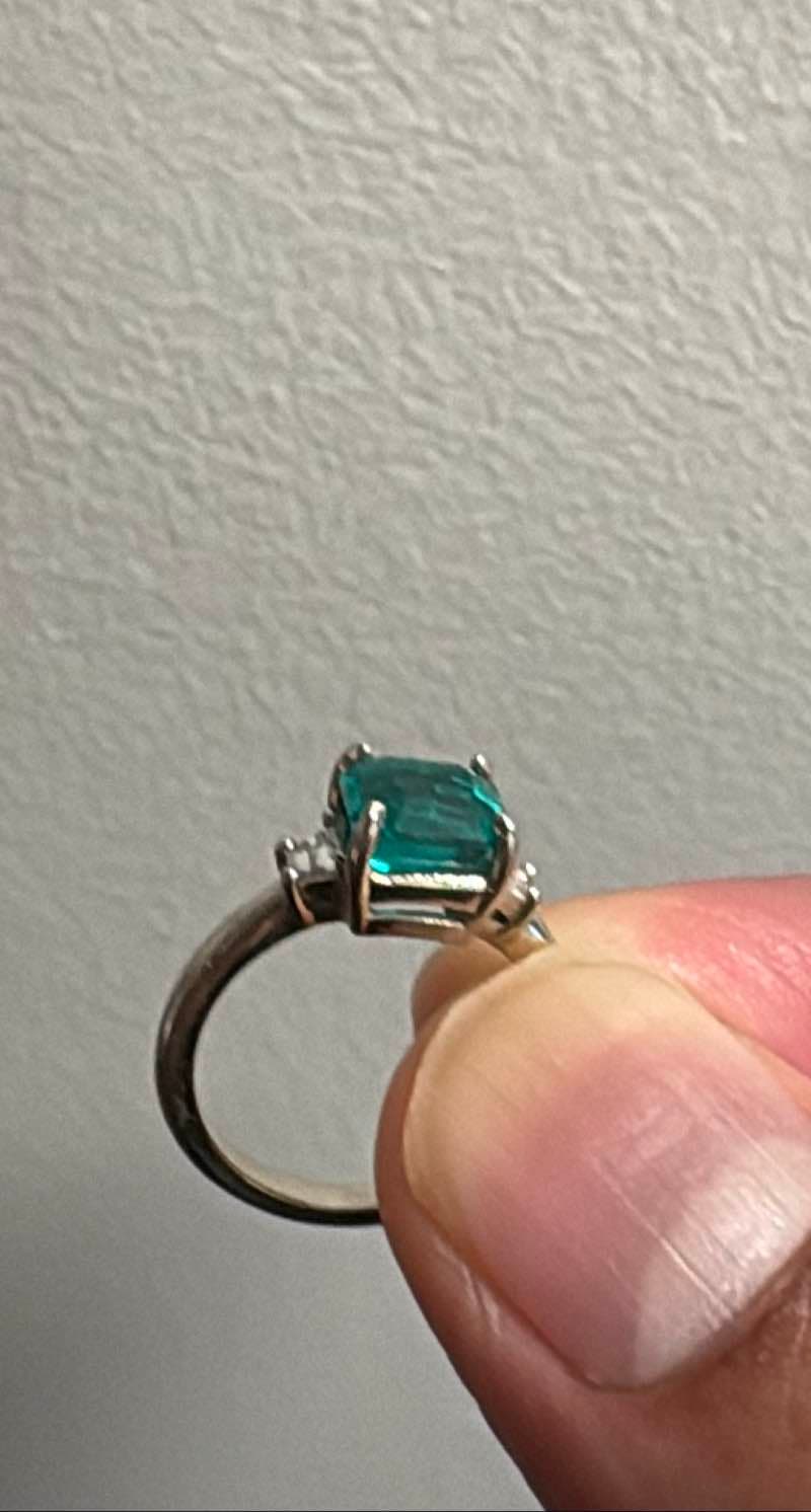 Emerald and Diamond Ring