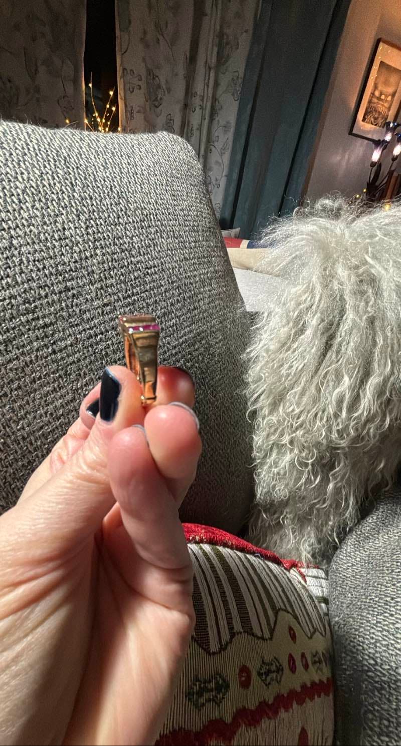 Ruby and Onyx Ring