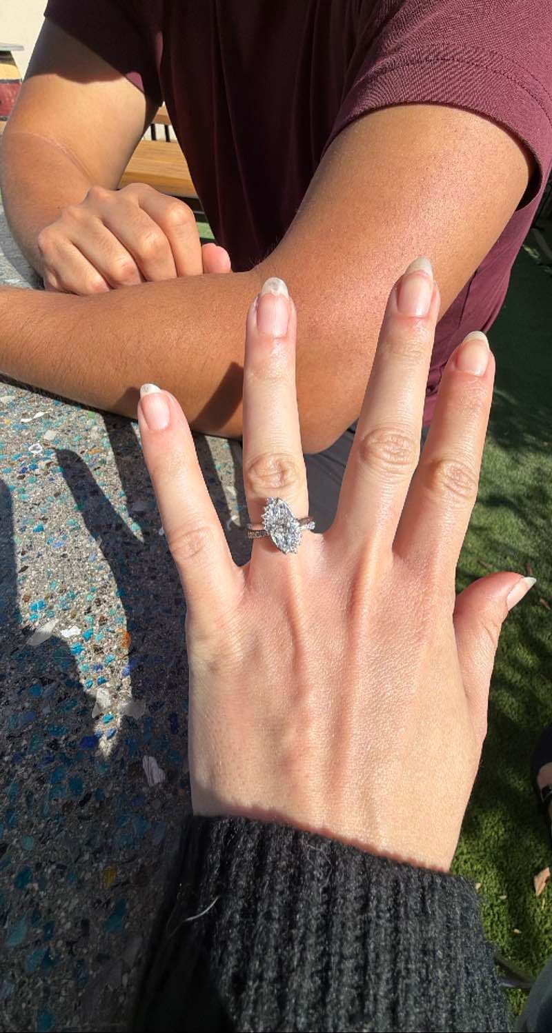 Marquise Cut Diamond Engagement Ring