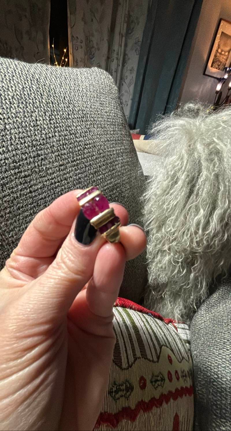 Ruby and Onyx Ring