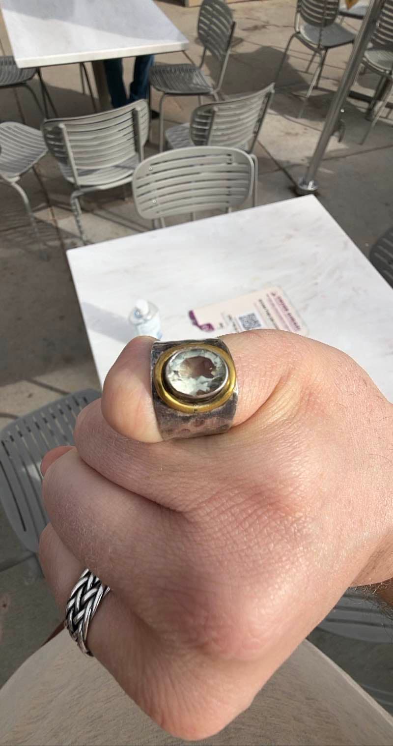 Ring with Clear Quartz