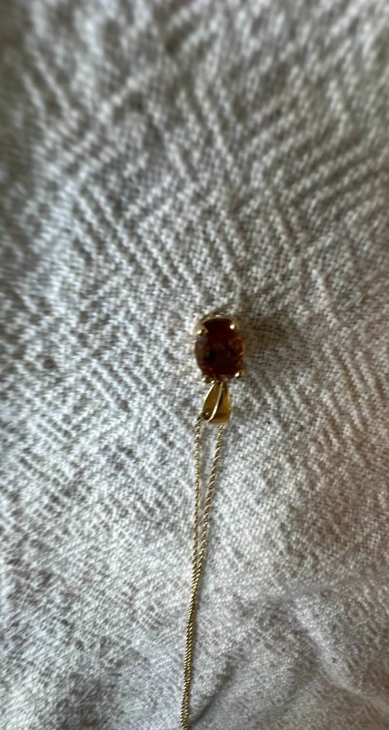 Citrine Pendant Necklace