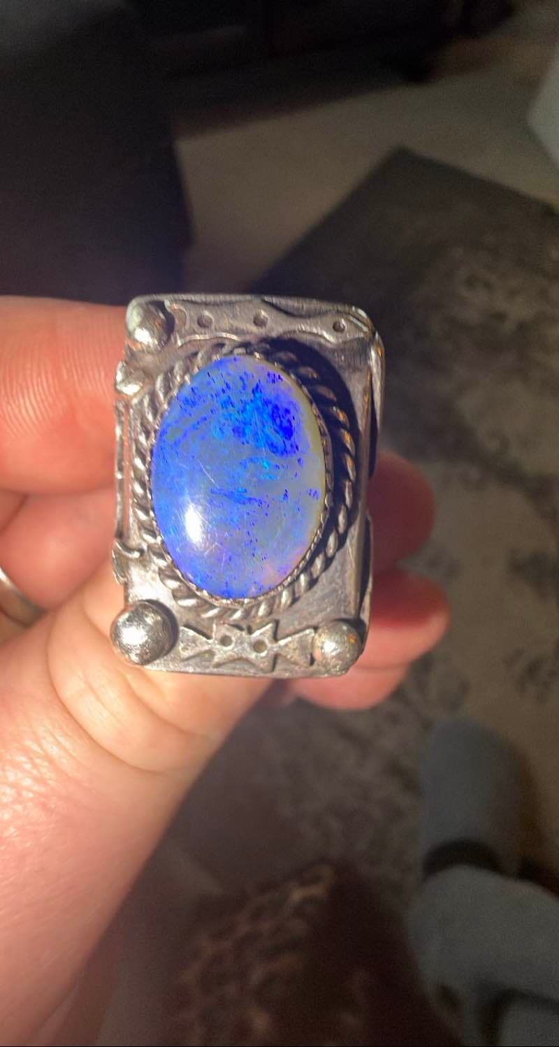 Natural Opal Ring