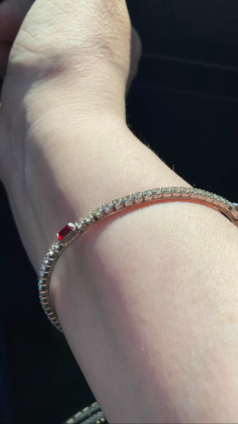 Ruby and Diamond Bracelet