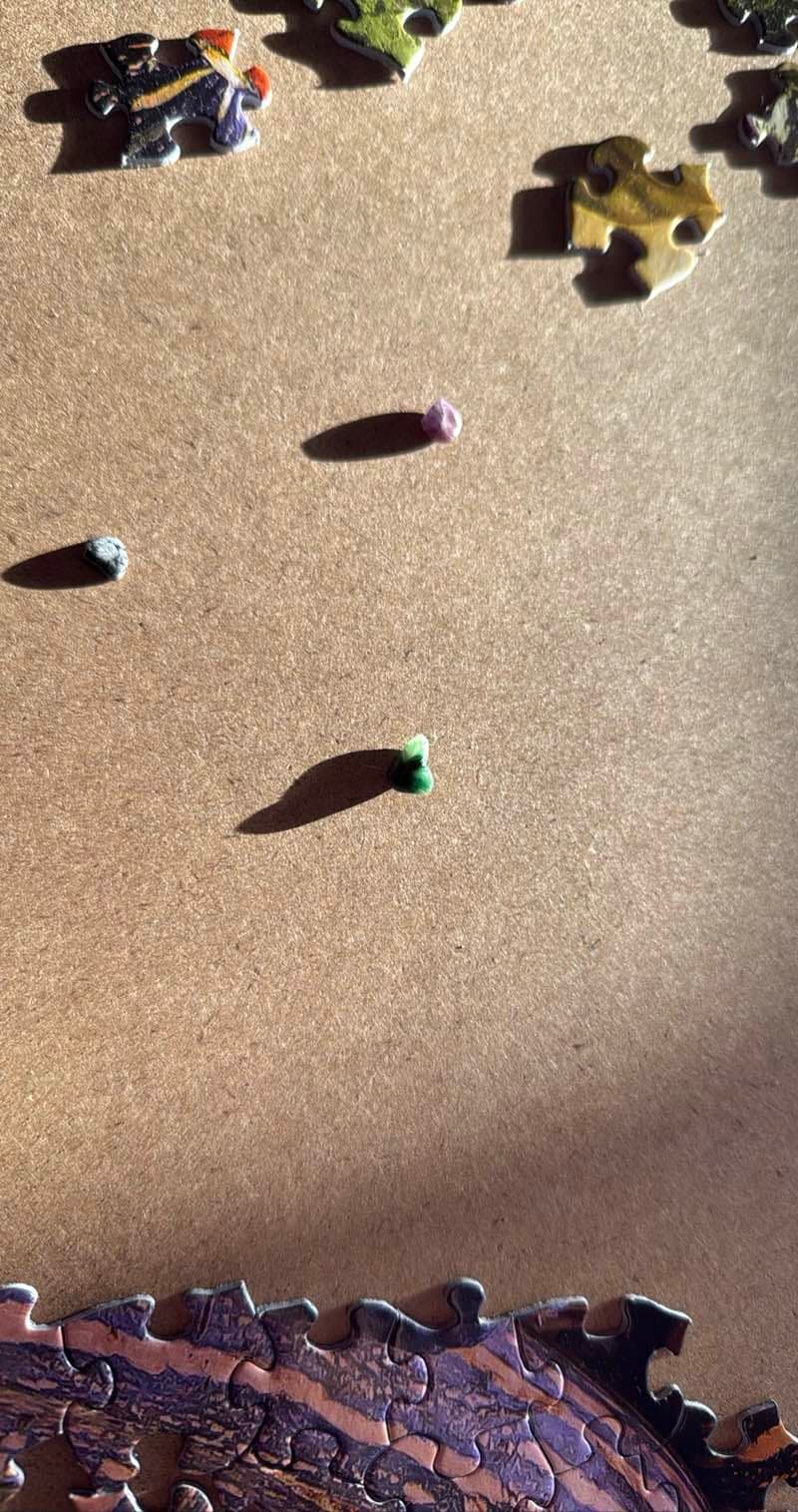 Natural Green and Pink Gemstones