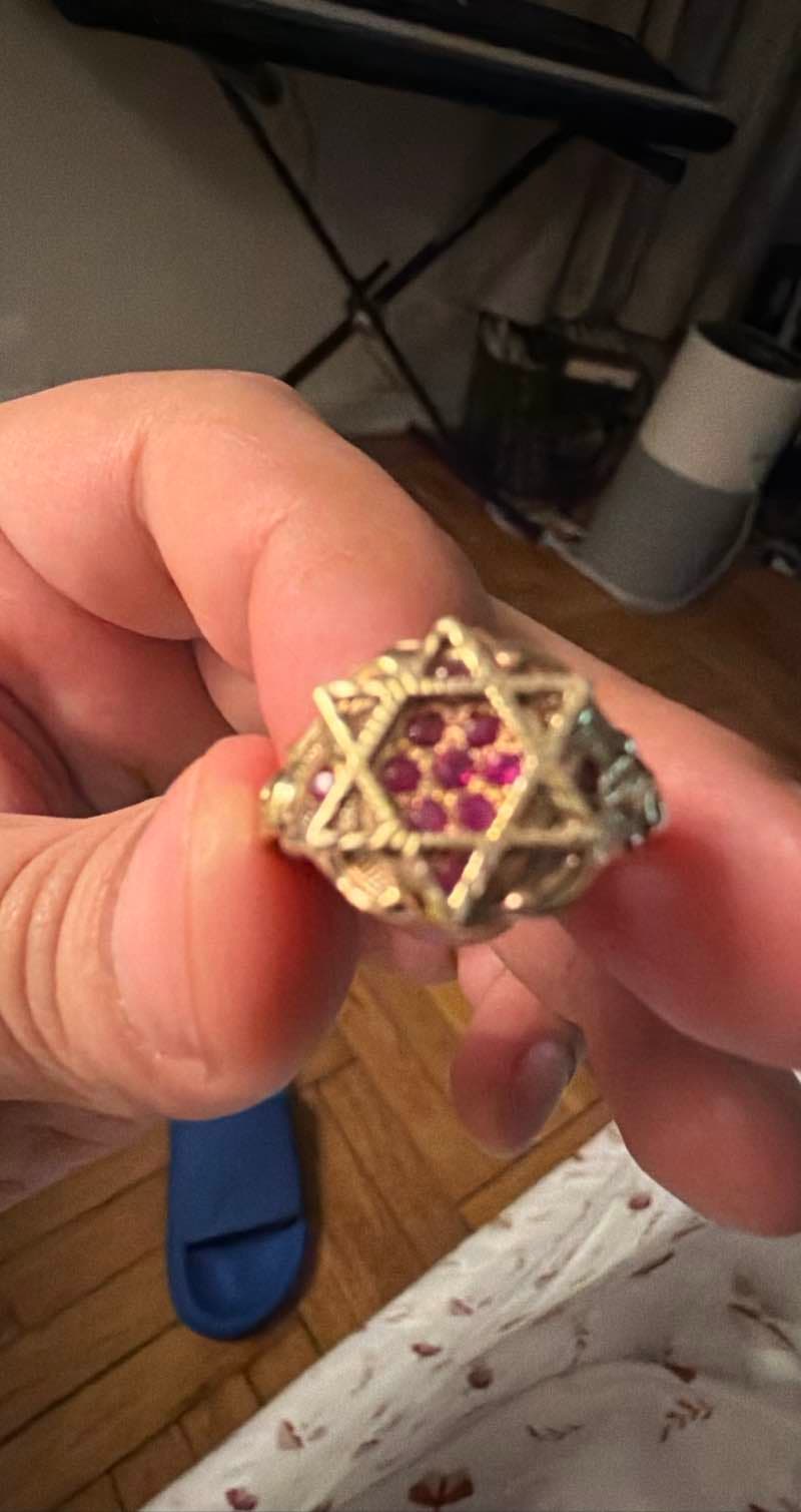 Ruby and Diamond Cocktail Ring