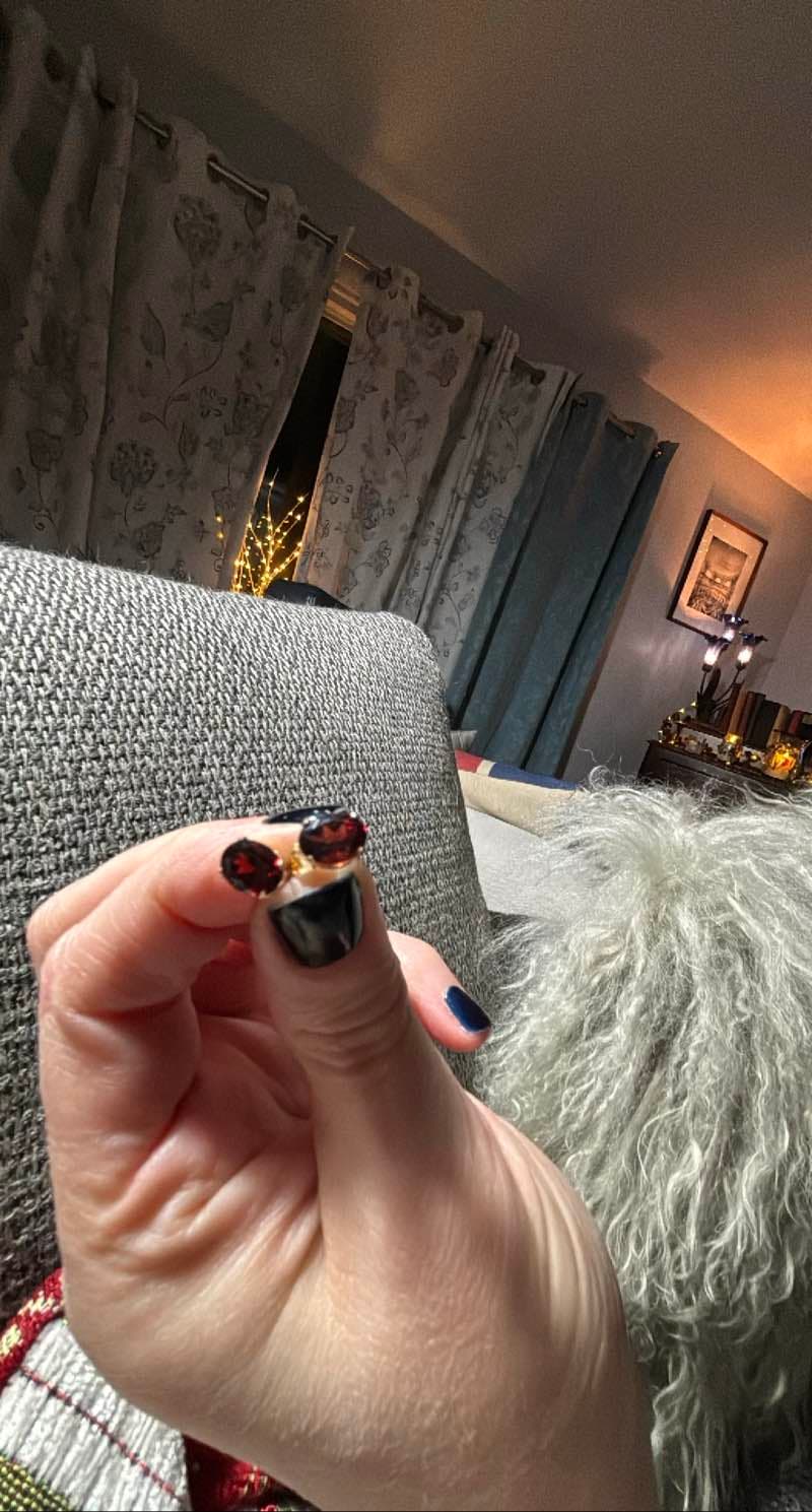Garnet Earrings