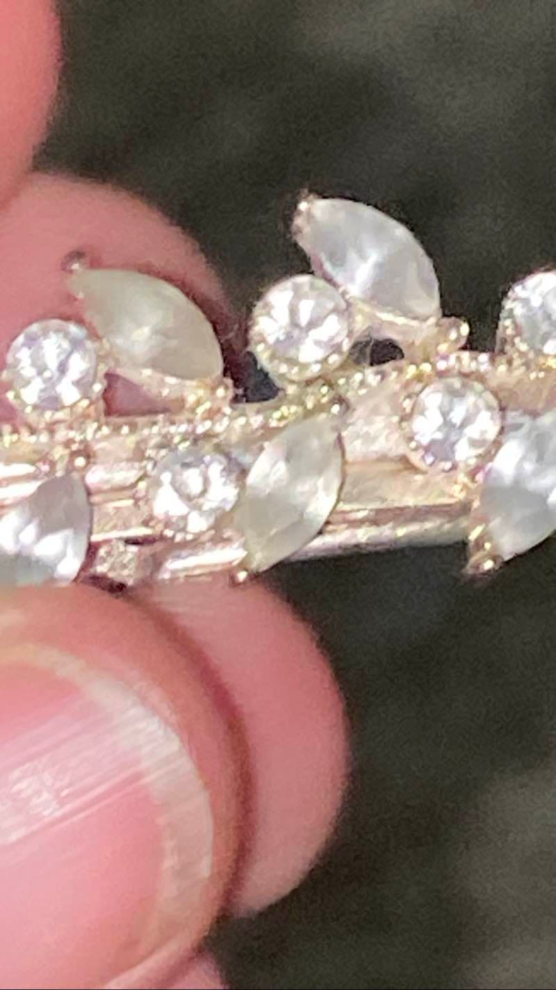 Cubic Zirconia Brooch