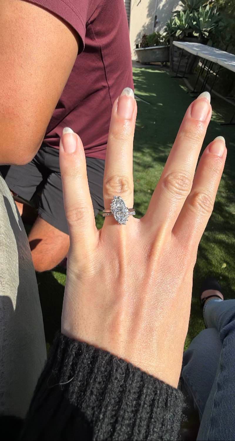 Marquise Diamond Engagement Ring