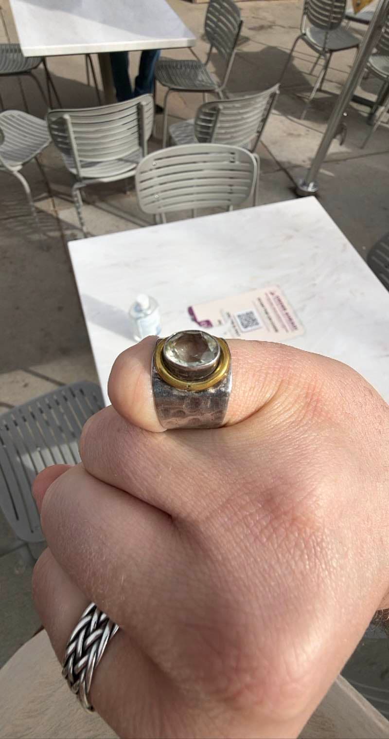 Ring with Clear Quartz