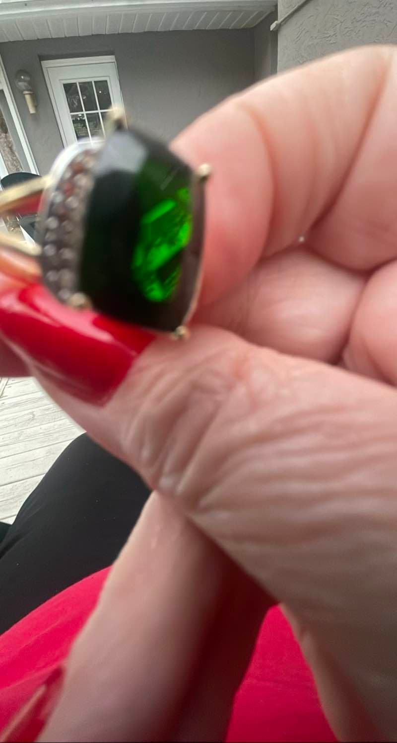Green Gemstone Ring