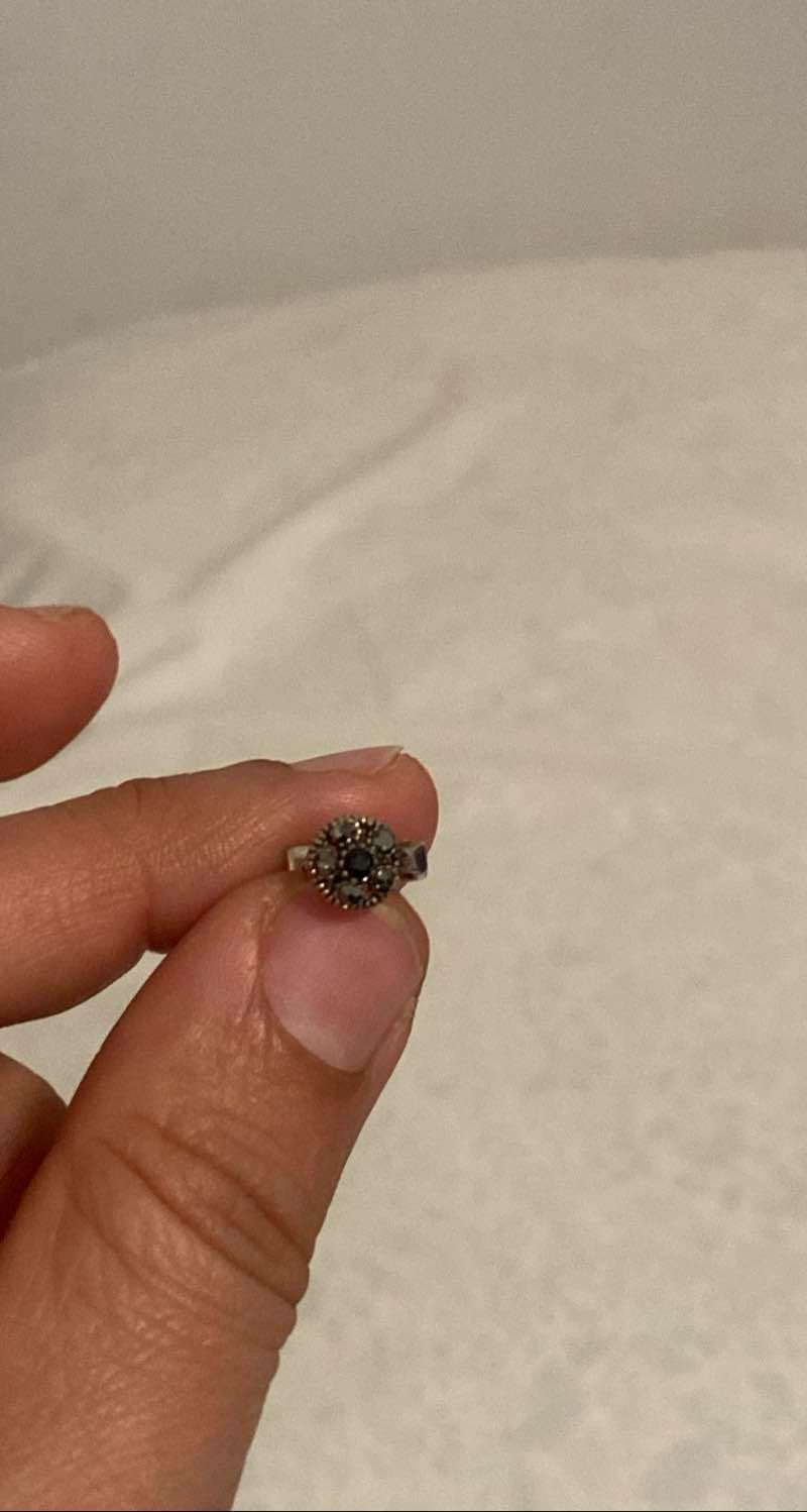 Black Diamond Engagement Ring